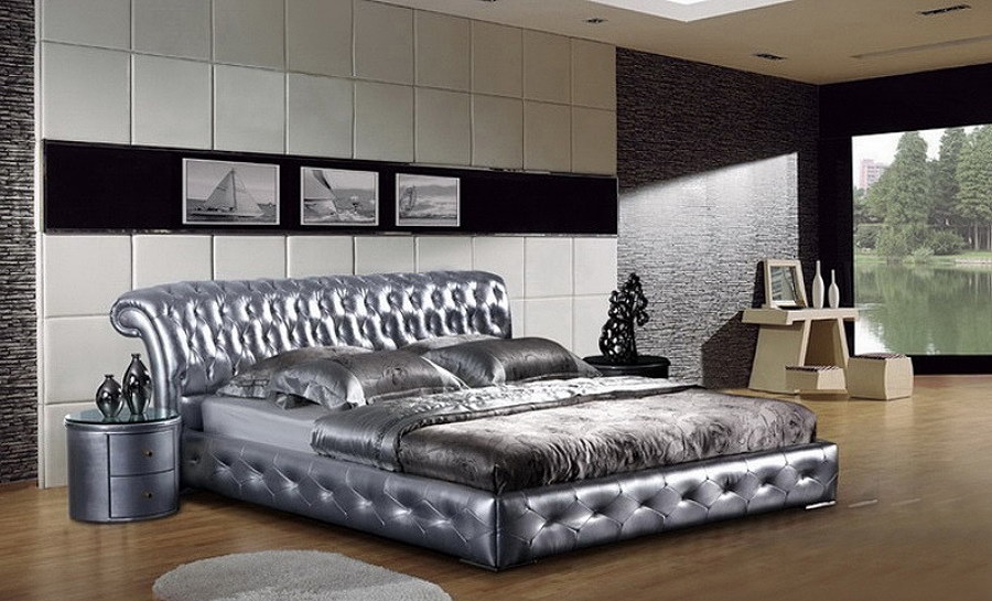 Leather Bed - Model 46